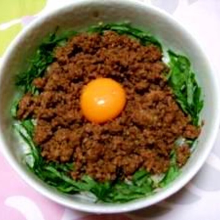 焼肉風味 牛そぼろ丼 レシピ 作り方 By Alala 楽天レシピ